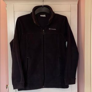 Columbia Steen Mt Black Boys Fleece Jacket